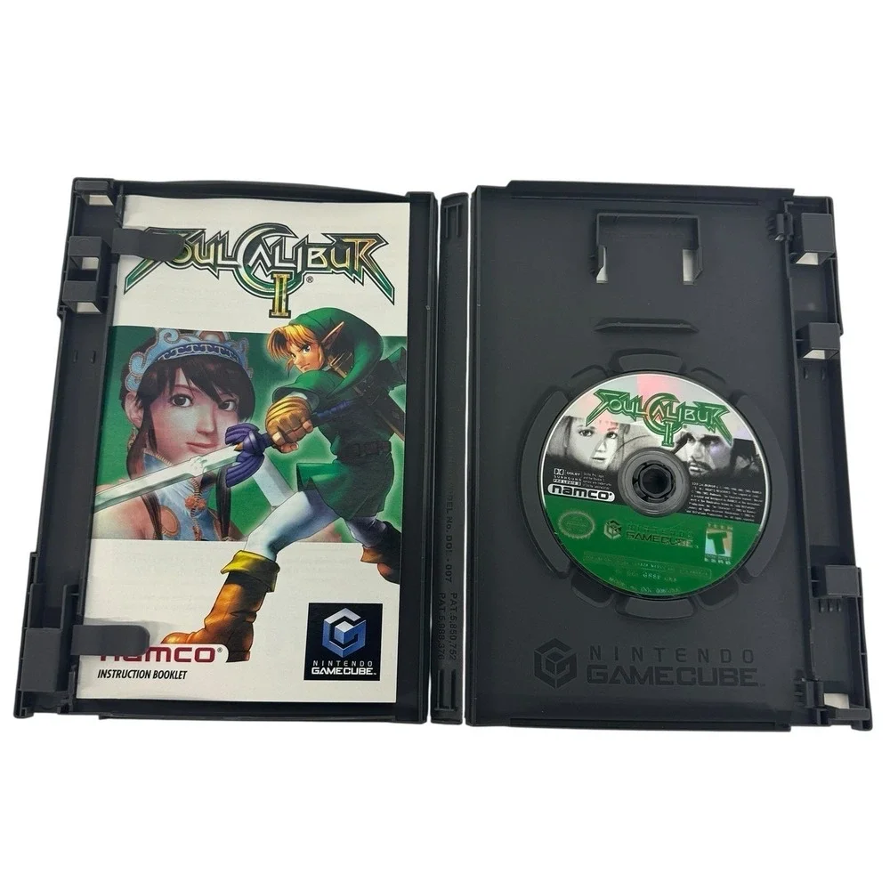 Soul Calibur II Nintendo GameCube 2003 Player's Choice Complete Link DOL-GRSE-US